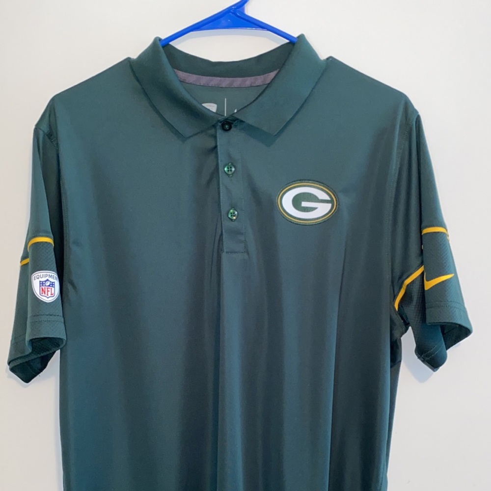 Green Bay Packers Logo Sideline Polo